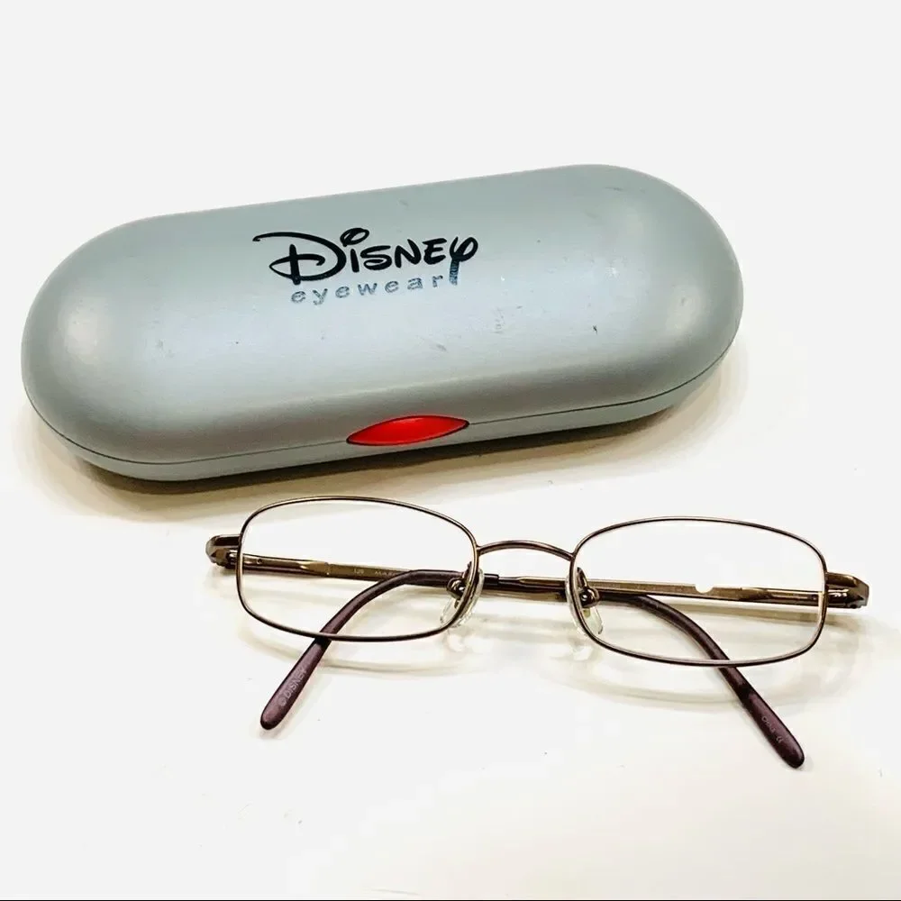 Disney eyewear Marchon Kids Eyeglasses Frame Antique Brown 45-17-125 Full Rim